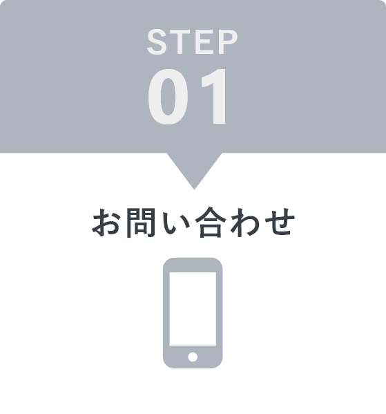 STEP1 お問い合わせ